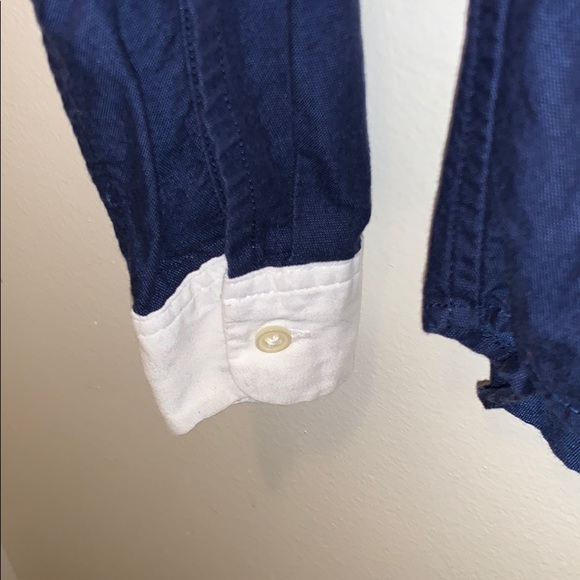 NWOT GAP Navy Button Down - Picture 2 of 4